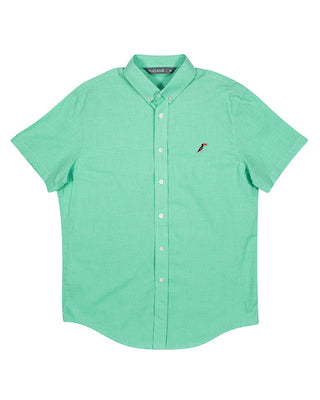 Camisa Hombre Manga Corta ALWAYS LINEN Jade