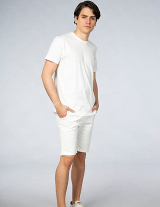 3 Pack Playera Hombre Cuello Redondo AIR Blanca