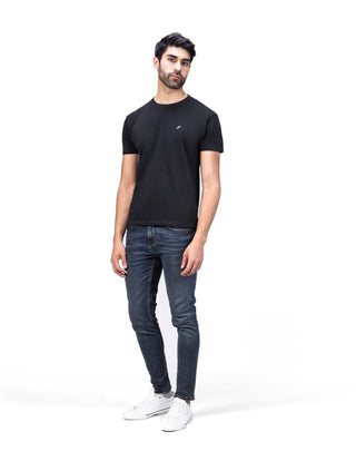 3 Pack Playera Hombre Cuello Redondo AIR Negro