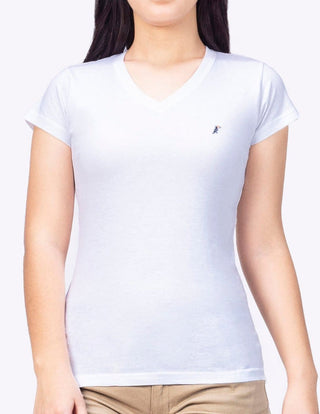 3 Pack Playera Mujer Cuello AIR V NECK Blanco--Tucanê