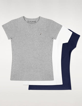 3 PACK PLAYERA MUJER CUELLO
