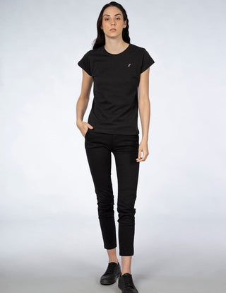 3 Pack Playera Mujer Cuello Redondo AIR Negro
