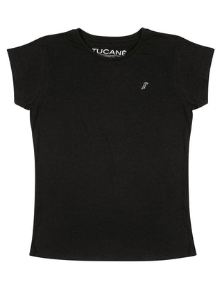 3 Pack Playera Mujer Cuello Redondo AIR Negro