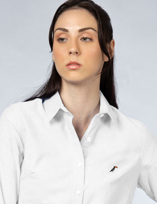 Camisa Mujer Manga Larga OXFORD ORIGINAL Blanco