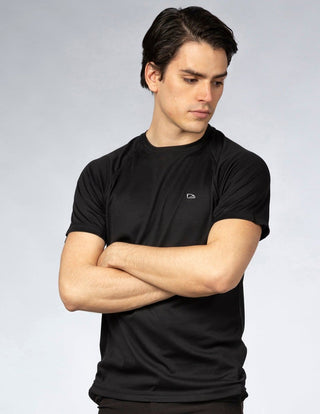 Playera Hombre Cuello redondo SPORT AIR Negro-PLAYERA-Tucanê