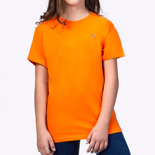 Playera Infantil Cuello Redondo AIR KID Naranja