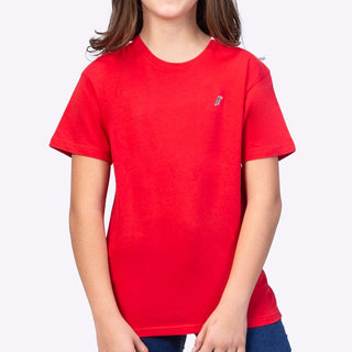 Playera Infantil Cuello Redondo AIR KID Rojo