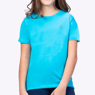 Playera Infantil Cuello Redondo AIR KID Turquesa