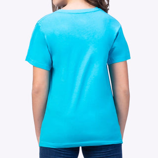 Playera Infantil Cuello Redondo AIR KID Turquesa