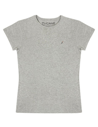 Playera Mujer Cuello Redondo AIR Gris