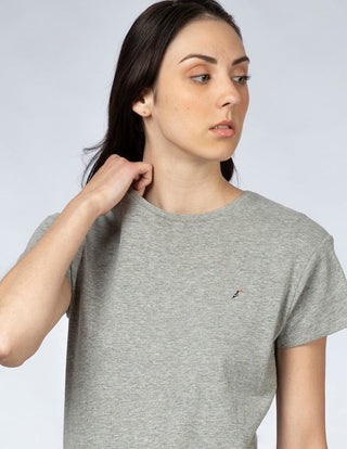 Playera Mujer Cuello Redondo AIR Gris-PLAYERA-Tucanê