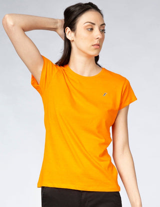 Playera Mujer Cuello Redondo AIR Naranja-PLAYERA-Tucanê