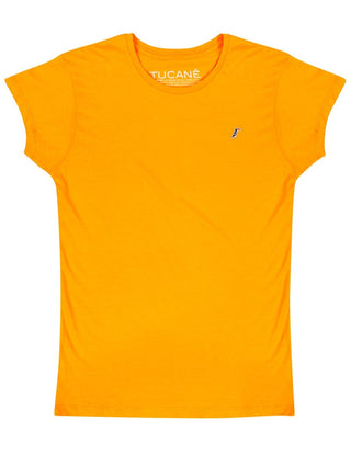 Playera Mujer Cuello Redondo AIR Naranja