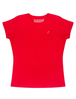 Playera Mujer Cuello Redondo AIR Rojo