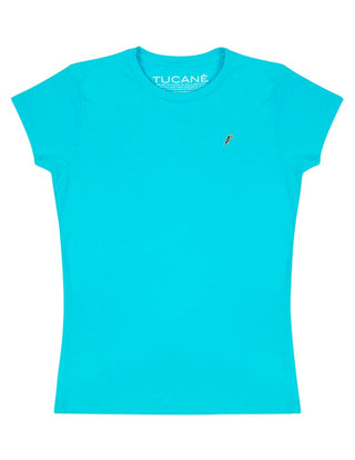 Playera Mujer Cuello Redondo AIR Turquesa