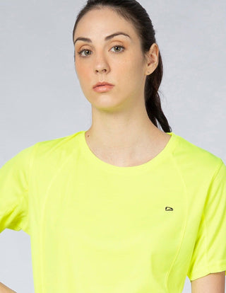 Playera Mujer Cuello Redondo SPORT AIR Amarillo