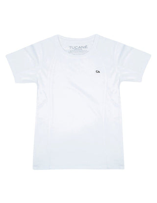 Playera Mujer Cuello Redondo SPORT AIR Blanco