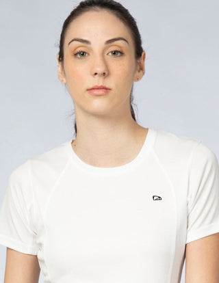 Playera Mujer Cuello Redondo SPORT AIR Blanco