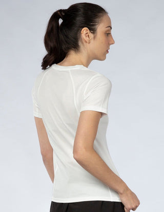 Playera Mujer Cuello Redondo SPORT AIR Blanco