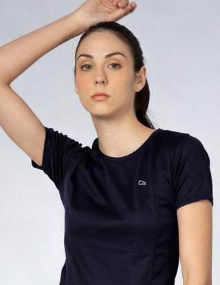 Playera Mujer Cuello Redondo SPORT AIR Marino