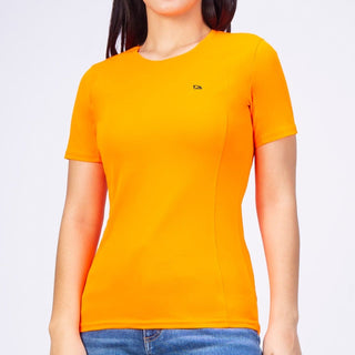 Playera Mujer Cuello Redondo SPORT AIR Naranja