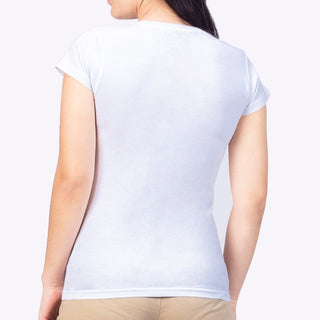 Playera Mujer Cuello V AIR V NECK Blanco