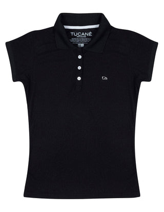 Playera Mujer SPORT POLO Negro-POLO-Tucanê