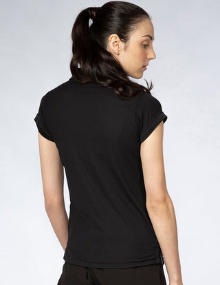 Playera Mujer SPORT POLO Negro-POLO-Tucanê