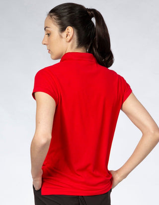 Playera Mujer SPORT POLO Rojo