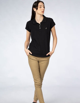 Playera Polo Mujer MAGIC ORIGINAL Negro-POLO-Tucanê