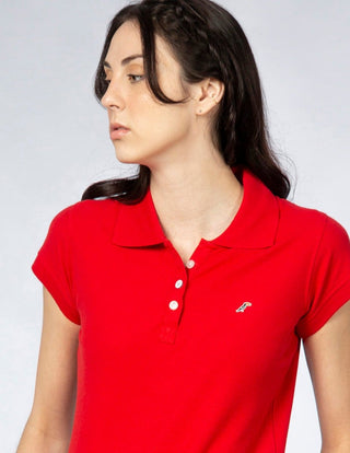 Playera Polo Mujer MAGIC ORIGINAL Rojo