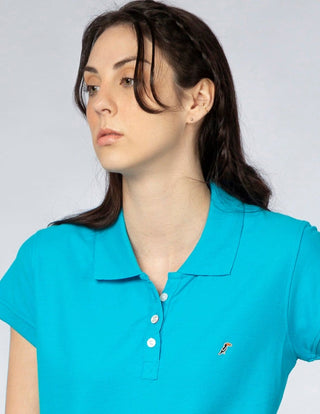 Playera Polo Mujer MAGIC ORIGINAL Turquesa-POLO-Tucanê