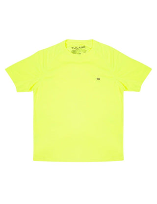 PLAYERA HOMBRE CUELLO REDONDO SPORT AIR AMARILLO
