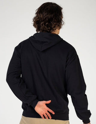 Tucane Sudadera Gorro Hoodie Cierre Casual Negro Caballero Bolsillos Cangurera Bolso Fit Moda Slim Capucha Negra Hombre