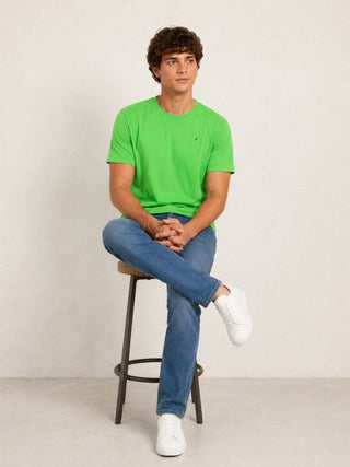 PLAYERA HOMBRE CUELLO REDONDO AIR Limon
