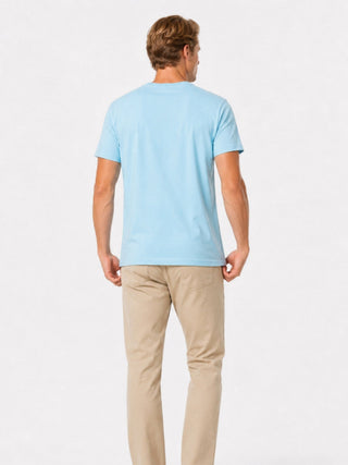 Playera Hombre Cuello redondo AIR Cielo