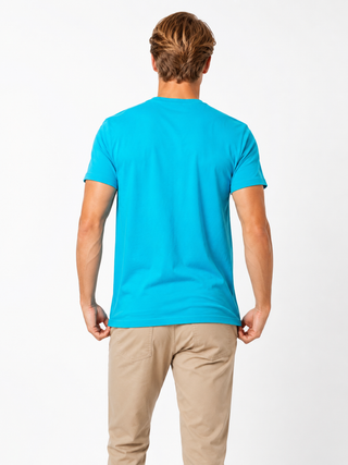 Playera Hombre Cuello redondo AIR Turquesa