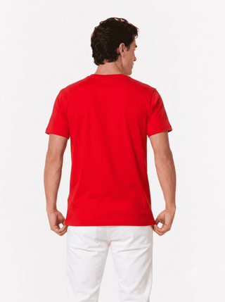 Playera Hombre Cuello redondo AIR Rojo