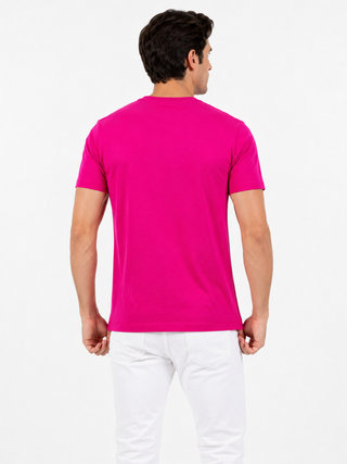 Playera Hombre Cuello redondo AIR Fucsia