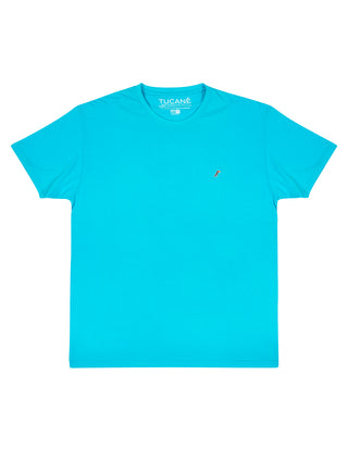 Playera Hombre Cuello redondo AIR Turquesa
