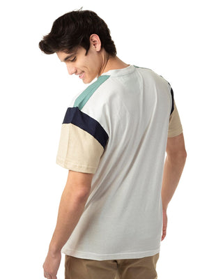 PLAYERA HOMBRE BLOQUES AIR COLORBLOCK 4.0 Hueso