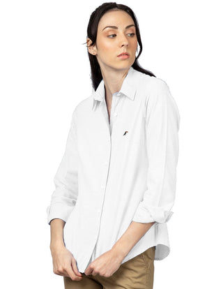 Camisa Mujer Manga Larga OXFORD ORIGINAL Blanco - Tucanê