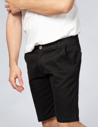 Bermuda Hombre FLEX FIT SHORTS Negro-BERMUDA-Tucanê