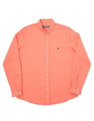 Camisa Hombre Manga Larga LINEN SHIRT Coral-CAMISA-Tucanê