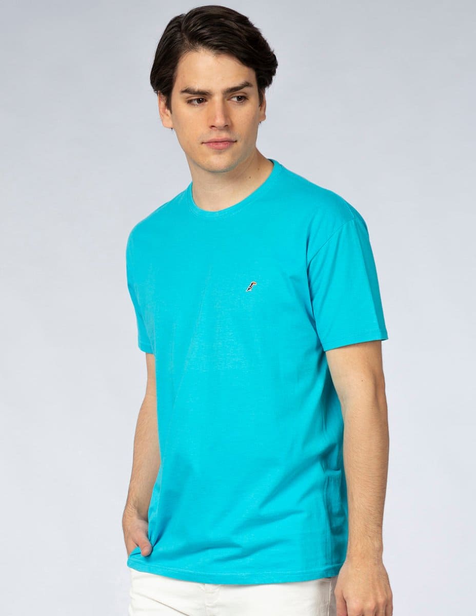 Playera Hombre Cuello redondo AIR Turquesa Tucanê