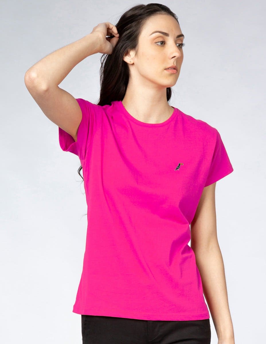 Playera Mujer Cuello Redondo AIR Fucsia Tucanê