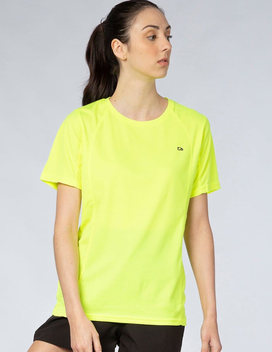 Playera Mujer Cuello Redondo SPORT AIR Amarillo Tucanê