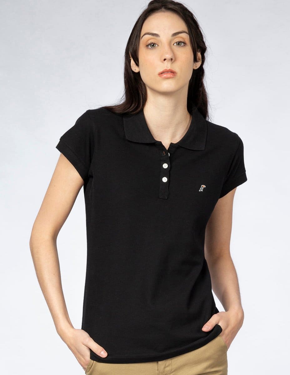 Playera Polo Mujer MAGIC ORIGINAL Negro Tucanê - Main Image