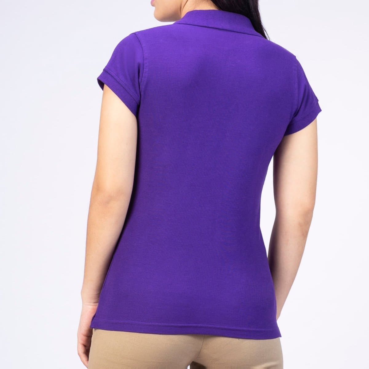 Camiseta Polo Playera Polo Morada Mujer Camisetas Polo Colores