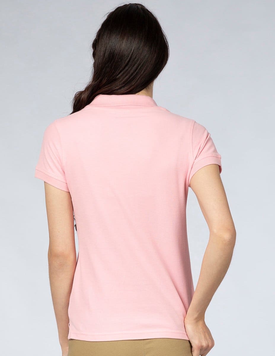 Playera Optima Playera Tipo Polo Rosa Mujer Playera Tipo Polo